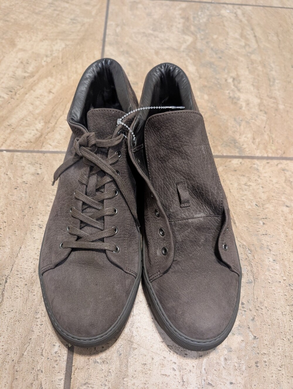 Lanvin Black High-Top Men's Sneakers size 14
